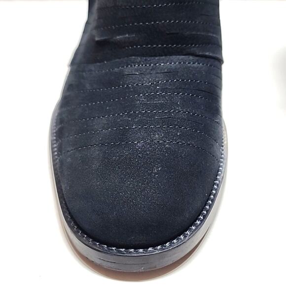 PAUL GREEN MALIBU SLICED ZIP ANKLE BOOTIES BLACK NUBUCK NWOB SIZE 8.5 - Picture 8 of 16